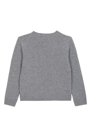 maglione in lana grigio BALMAIN PARIS KIDS | BV9P60Z2418806NE